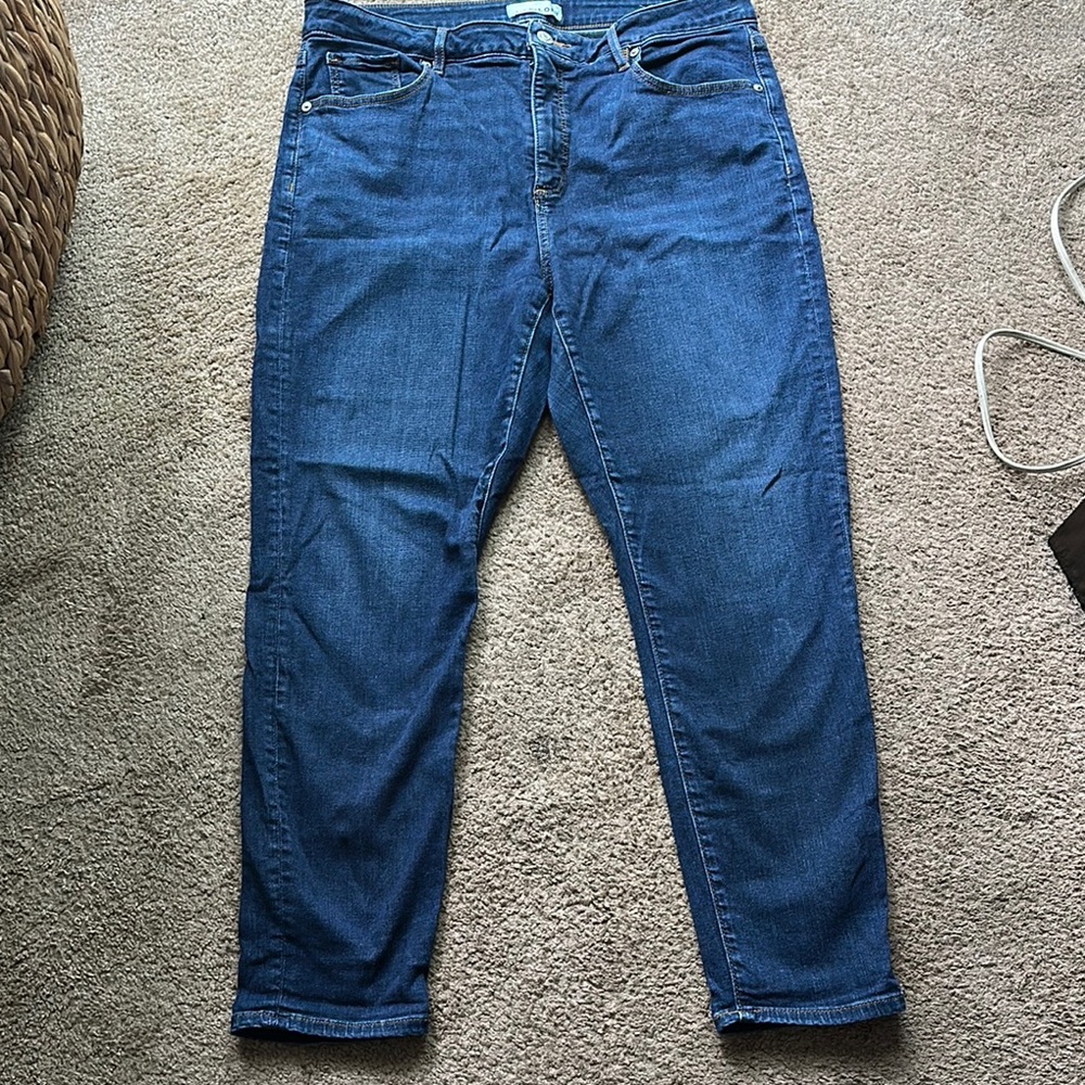 LOFT Women's Blue Skinny Jeans